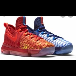 KD fire and ice basketball shoes